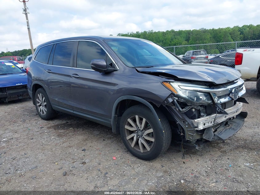 Vin: 5fnyf5h58lb010120, lot: 45755848, honda pilot 2wd ex-l 20201