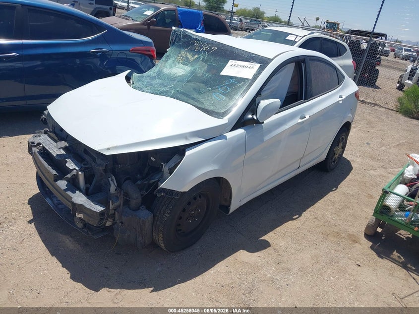 Vin: kmhct4ae2gu094161, lot: 45755865, hyundai accent se 20162