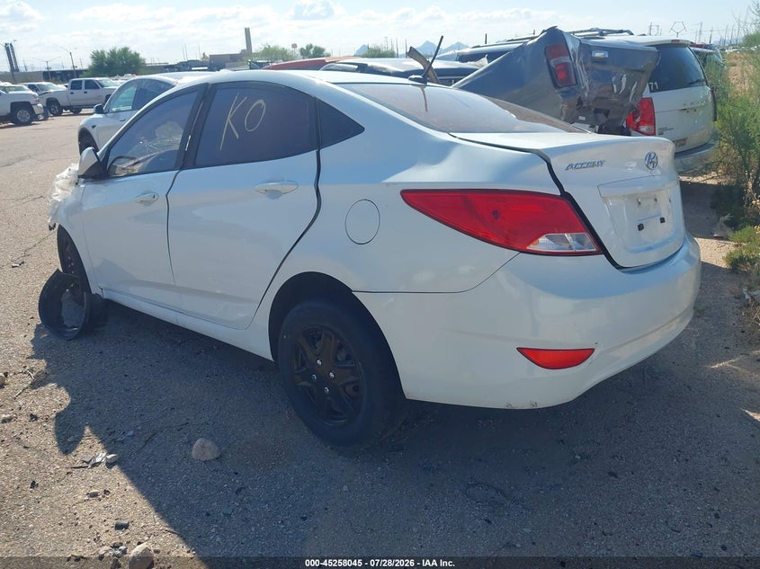 Vin: kmhct4ae2gu094161, lot: 45755865, hyundai accent se 20163