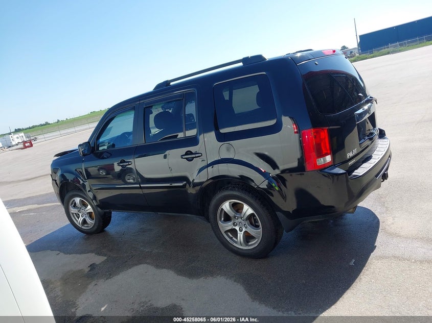 5FNYF4H53CB053970 2012 Honda Pilot 3.5 Ex-L black