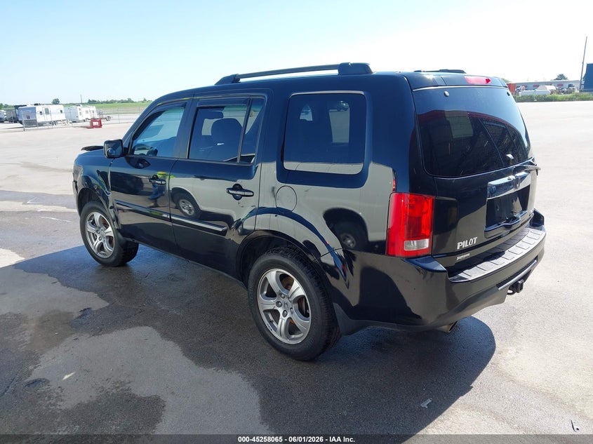 2012 Honda Pilot 3.5 Ex-L black Lot 111045258065 Vin 5FNYF4H53CB053970
