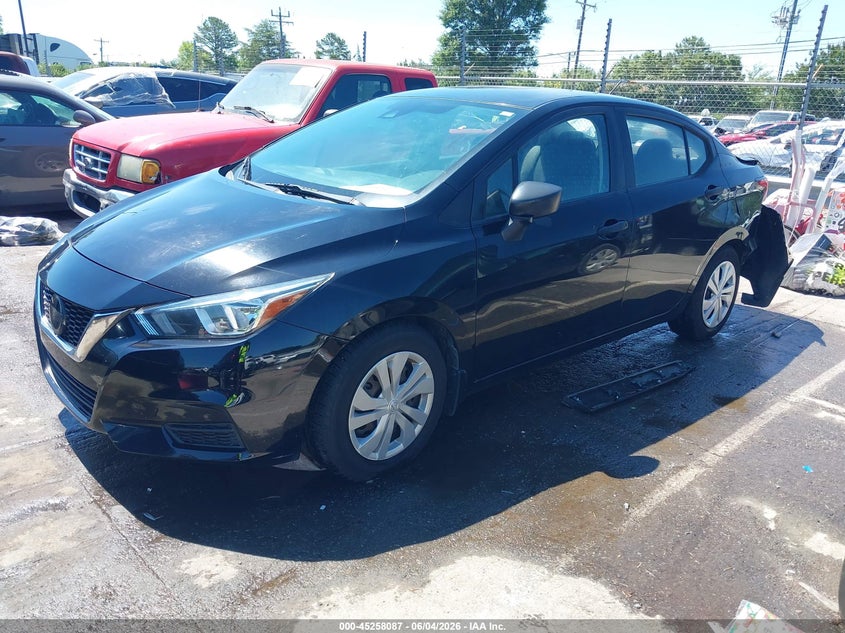 Vin: 3n1cn8dv1ll809455, lot: 45755907, nissan versa s xtronic cvt 20202