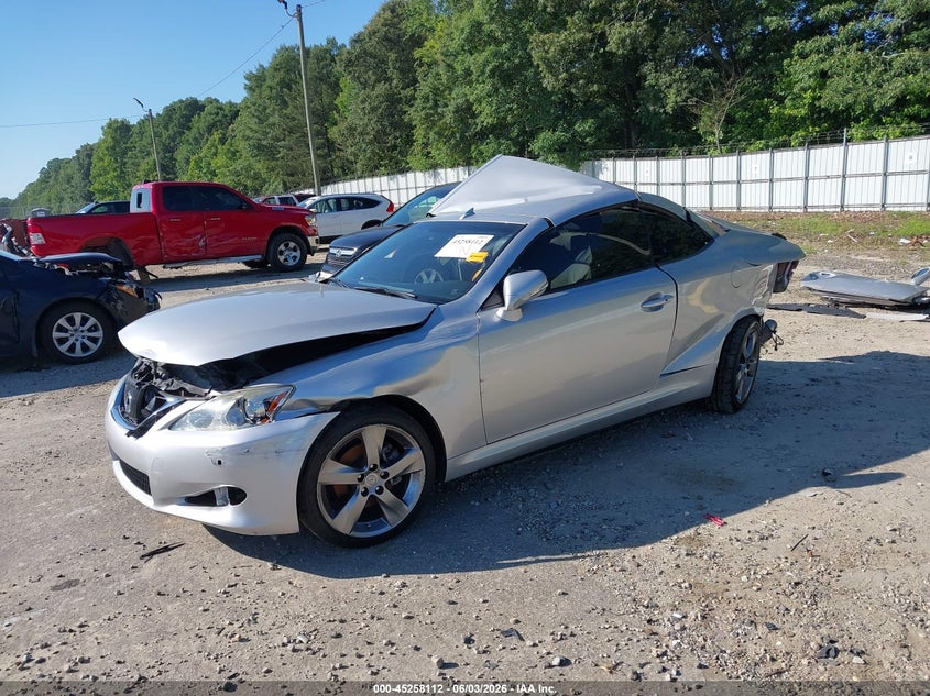Vin: jthff2c22a2510940, lot: 45755932, lexus is 250c 20102