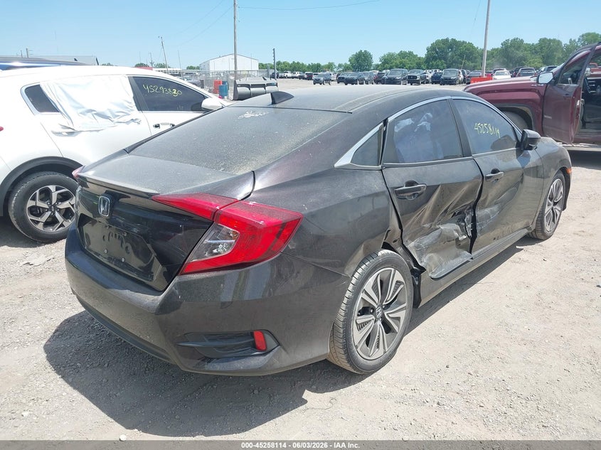 Vin: 19xfc1f76ge008004, lot: 45755934, honda civic ex-l 20164