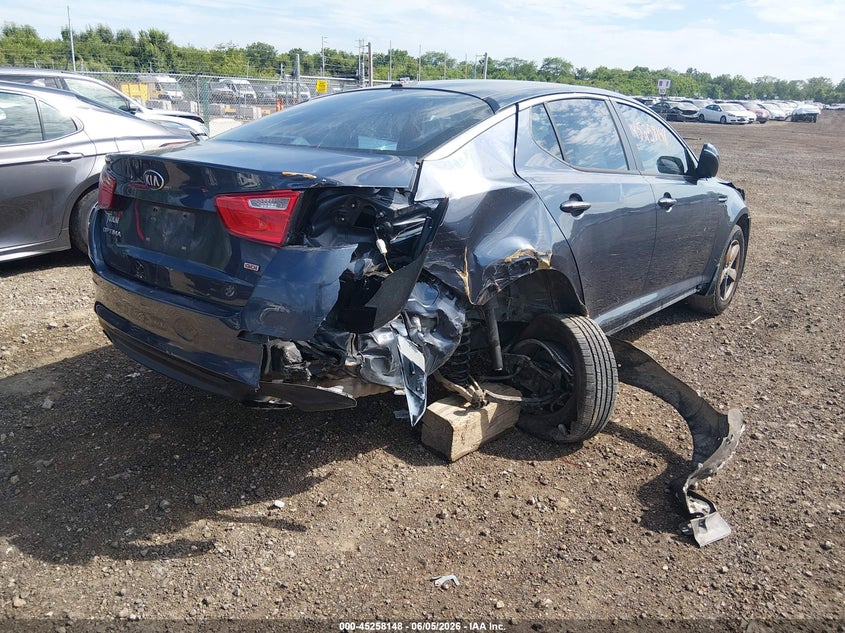 Vin: 5xxgm4a76fg483197, lot: 45755968, kia optima lx 20154