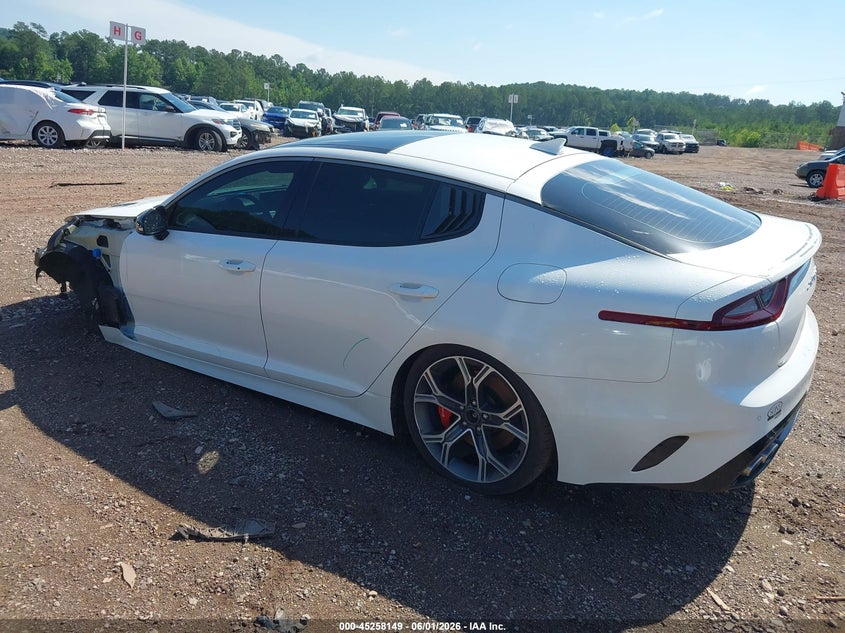 Vin: knae55lc3m6089122, lot: 45755969, kia stinger gt2 20213