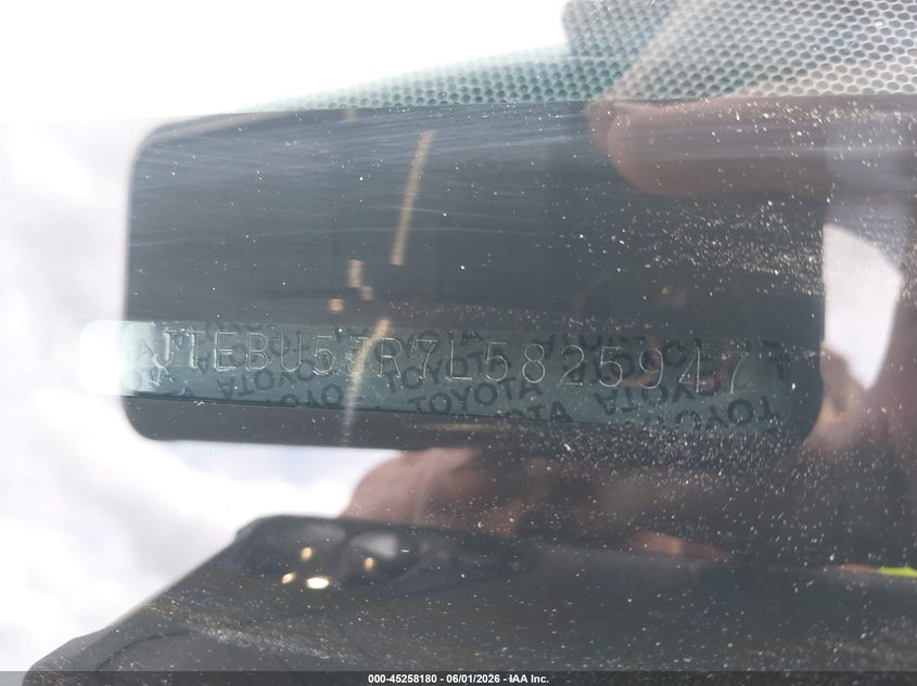 2020 Toyota 4Runner Sr5 Premium VIN: JTEBU5JR7L5825947 Lot: 45258180