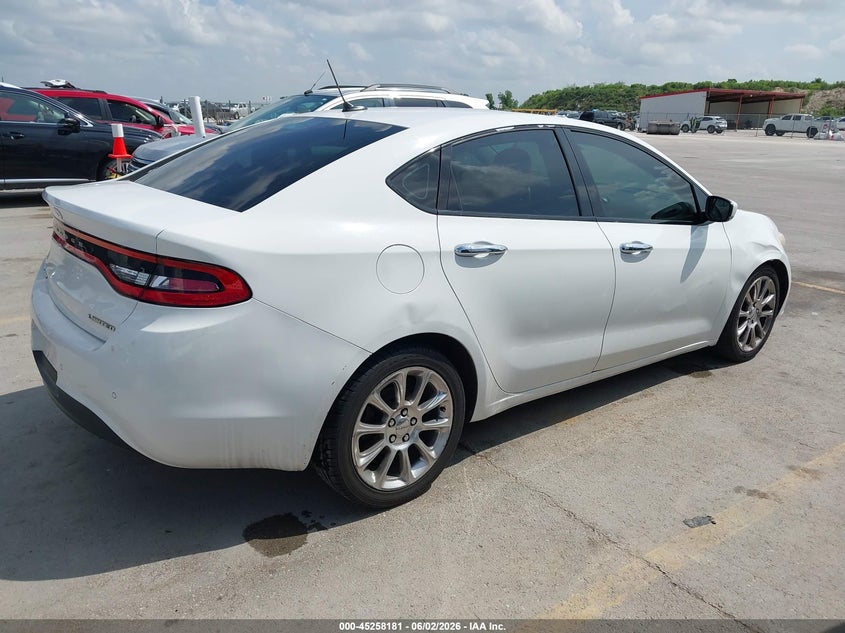 Vin: 1c3cdfca5dd132568, lot: 45756001, dodge dart limited 20134