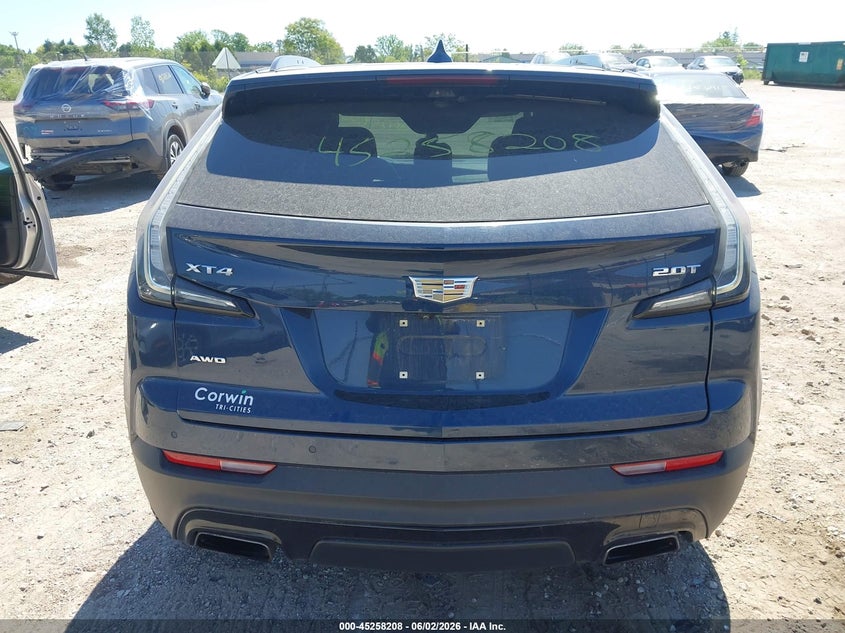 2019 Cadillac Xt4 Awd Sport VIN: 1GYFZFR40KF197187 Lot: 45258208