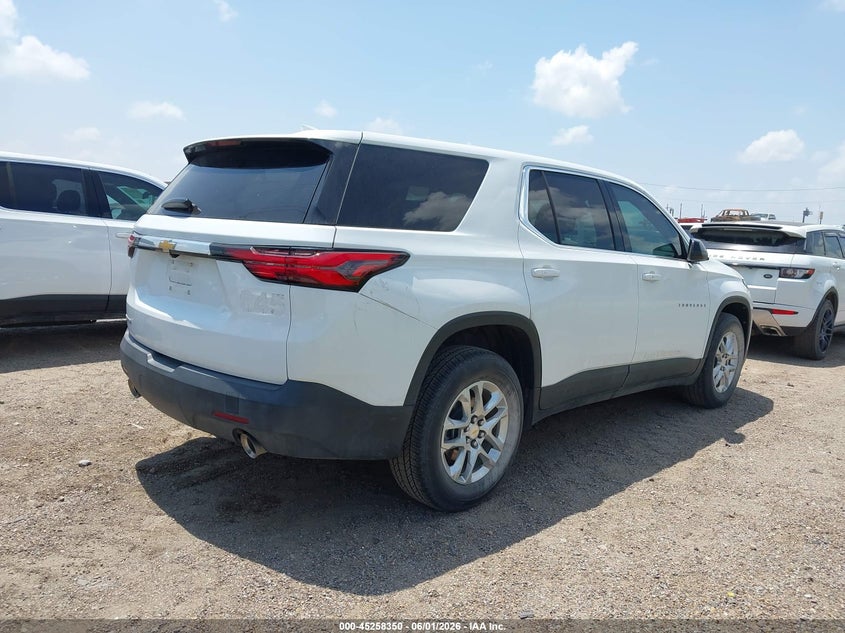 Vin: 1gnerfkwxnj139271, lot: 45756170, chevrolet traverse fwd ls 20224