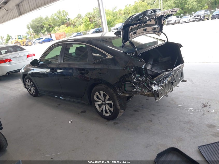 2026 HONDA CIVIC 2.0L I-4 DI, DOHC, V(VIN: 2HGFE2F27TH517006