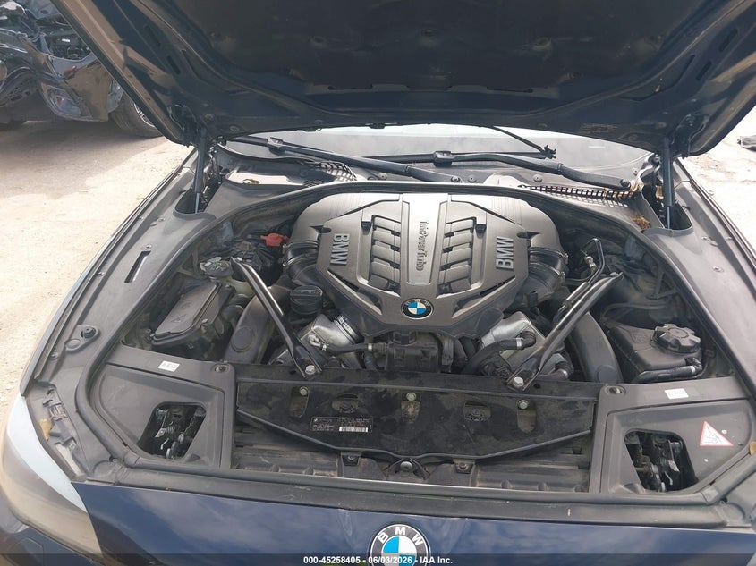 2013 BMW 550I VIN: WBAFR9C5XDDX80578 Lot: 45258405