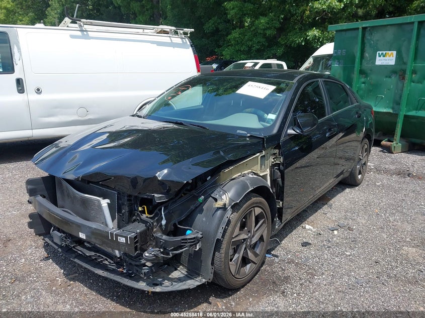 2022 Hyundai Elantra Sel VIN: KMHLN4AG3NU245677 Lot: 45258416