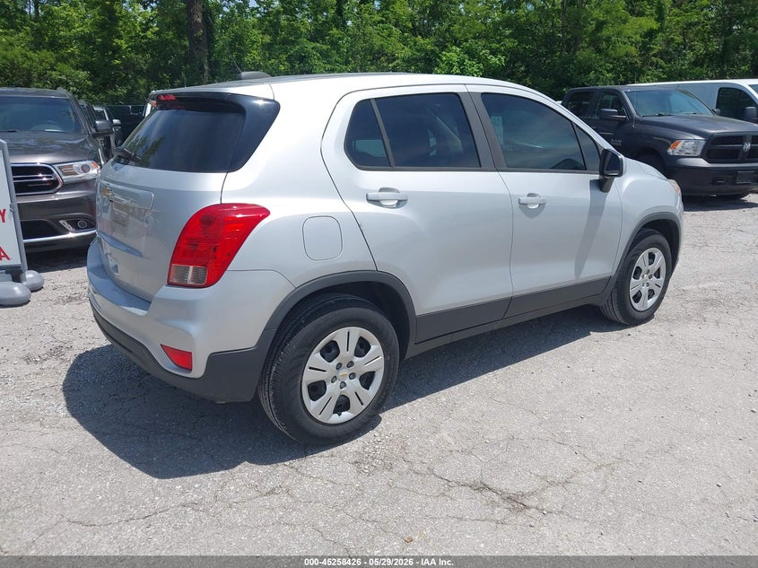 Vin: 3gncjksb5jl358257, lot: 45756246, chevrolet trax ls 20184