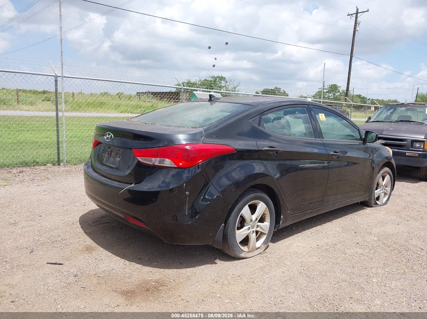 Vin: kmhdh4ae6du913500, lot: 45756295, hyundai elantra gls 20134