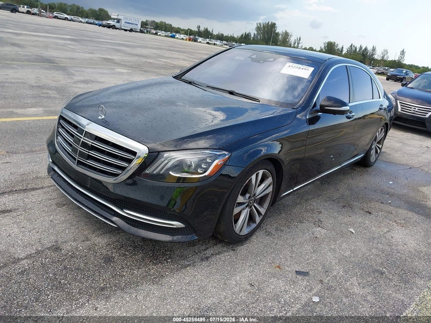 Vin: wddug6ebxla510077, lot: 45756315, mercedes-benz s 450 4matic 20202