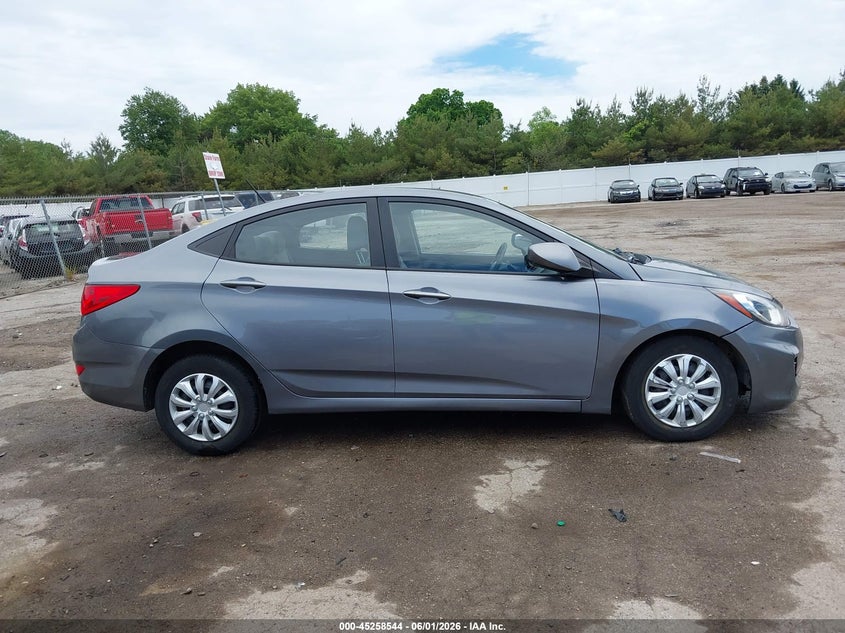 2014 Hyundai Accent Gls VIN: KMHCT4AEXEU605533 Lot: 45258544