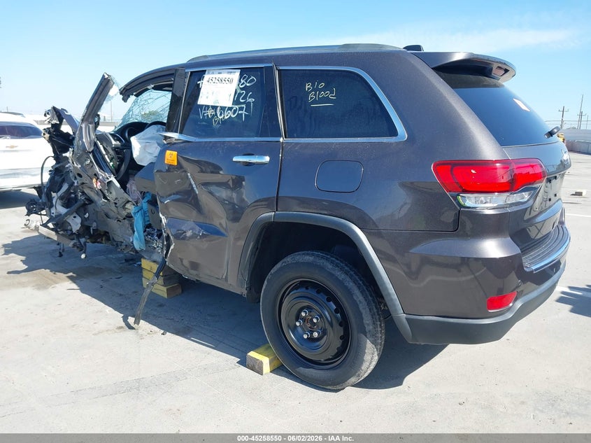 Vin: 1c4rjebg7lc246607, lot: 45756370, jeep grand cherokee limited 4x2 20203