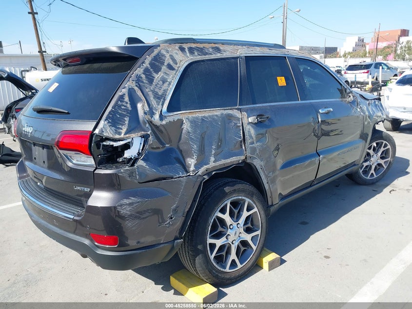 Vin: 1c4rjebg7lc246607, lot: 45756370, jeep grand cherokee limited 4x2 20204