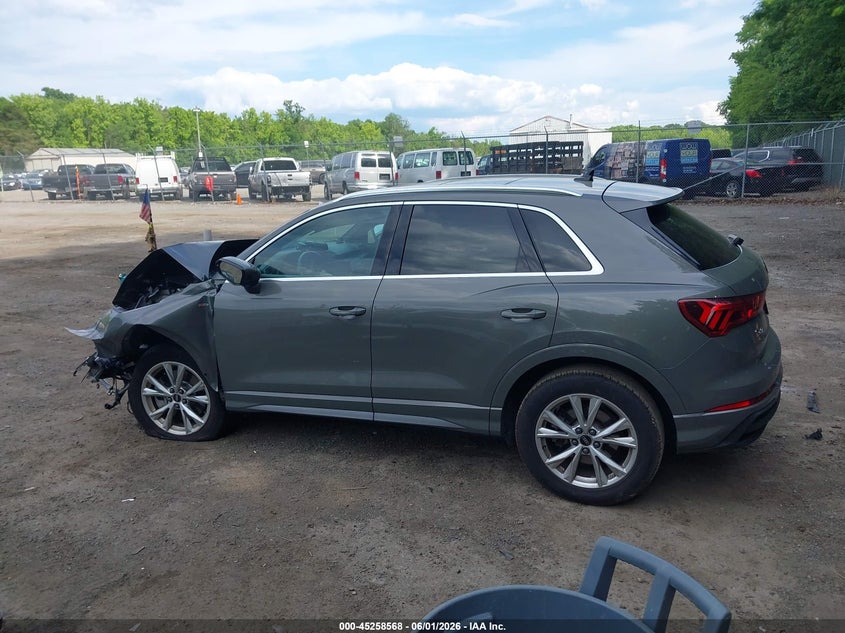 2023 Audi Q3 Premium 45 Tfsi S Line Quattro Tiptronic VIN: WA1DECF33P1120220 Lot: 45258568