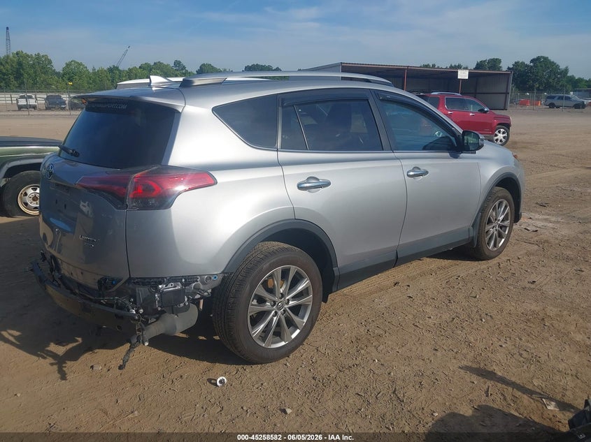 Vin: 2t3dfrev0gw470284, lot: 45756402, toyota rav4 limited 20164