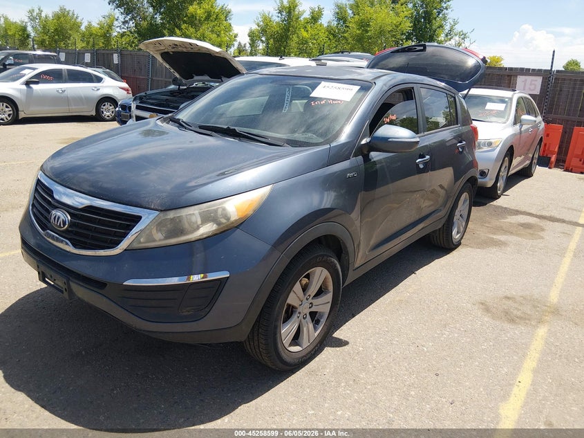 Vin: kndpbca20d7436239, lot: 45756419, kia sportage lx 20132