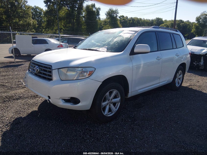 Vin: 5tdzk3eh9as004550, lot: 45756465, toyota highlander base v6 20102