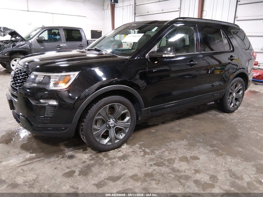 2018 FORD EXPLORER auction photo 2