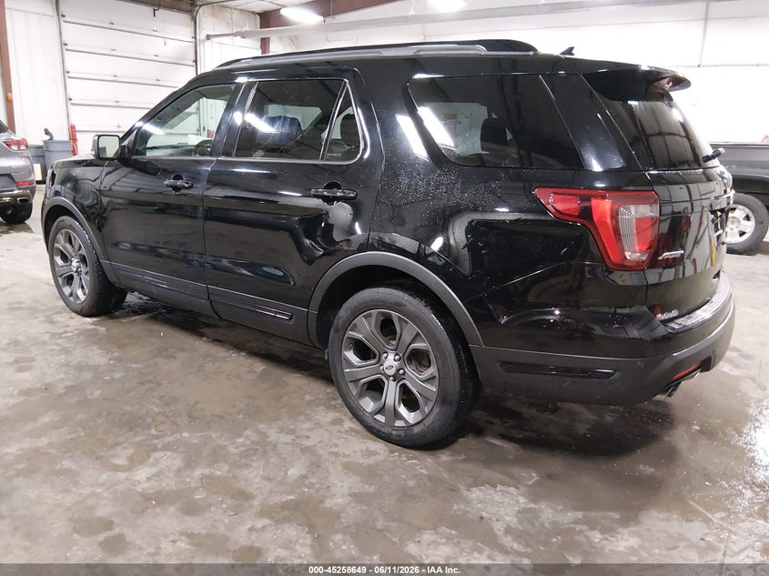 2018 FORD EXPLORER auction photo 3