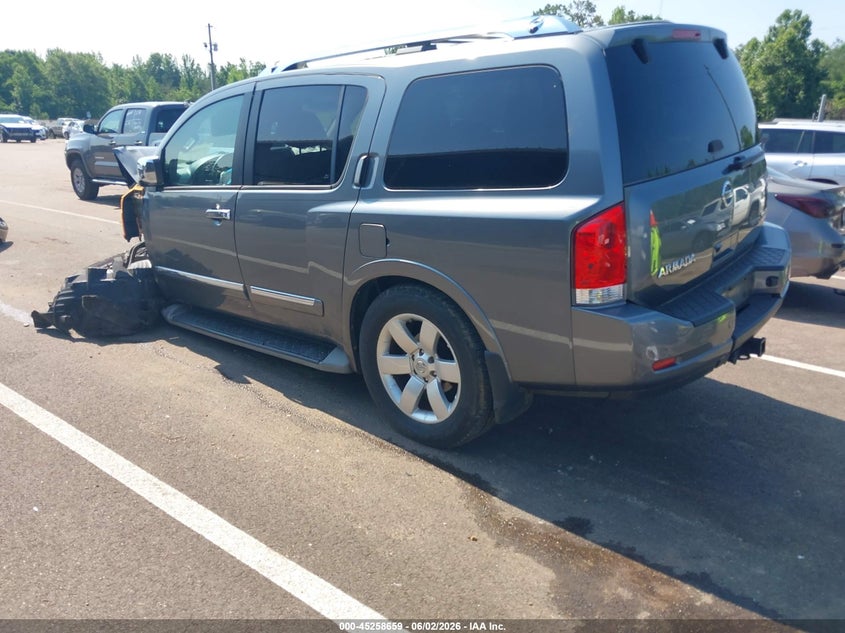 Vin: 5n1ba0nd6en610606, lot: 45756479, nissan armada sl 20143
