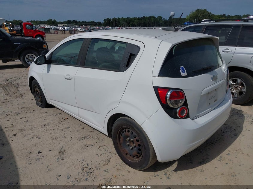 Vin: 1g1ja6sh2g4152140, lot: 45756503, chevrolet sonic ls auto 20163