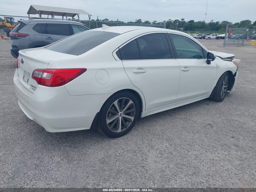 Vin: 4s3bnan6xh3006959, lot: 45756519, subaru legacy 2.5i limited 20174