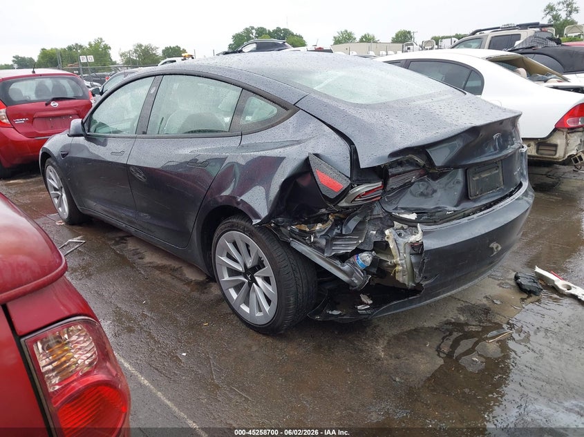 Vin: 5yj3e1eb1pf712270, lot: 45756520, tesla model 3 long range dual motor all-wheel drive 20233