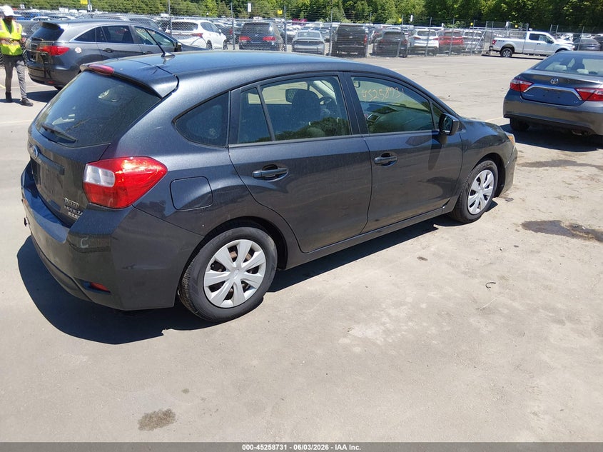 Vin: jf1gpaa64g8331622, lot: 45756552, subaru impreza 2.0i 20164