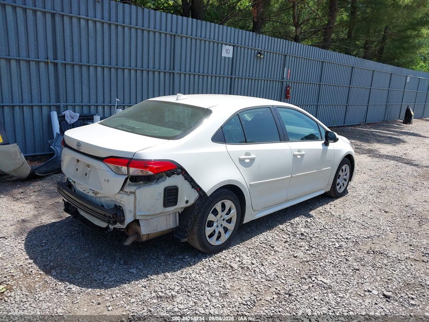 Vin: 5yfeprae0lp037303, lot: 45756554, toyota corolla le 20204