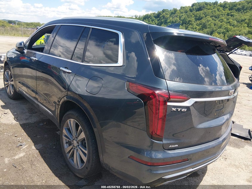 Vin: 1gykpdrs7lz189417, lot: 45756588, cadillac xt6 premium luxury 20203