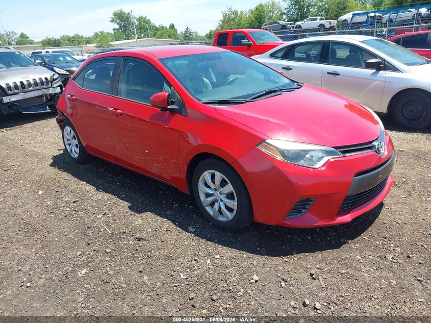 2015 TOYOTA COROLLA auction photo 1