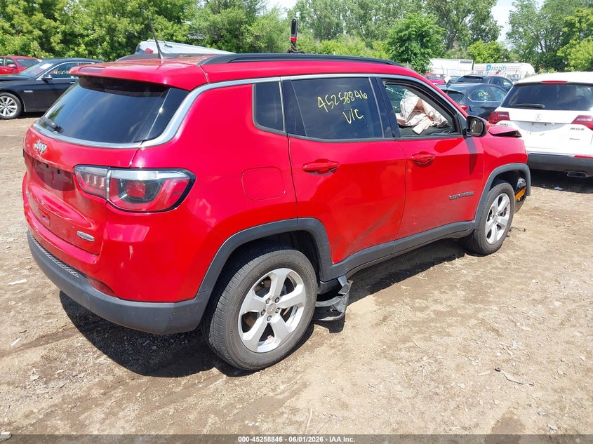 Vin: 3c4njdbb2jt239806, lot: 45756666, jeep compass latitude 4x4 20184
