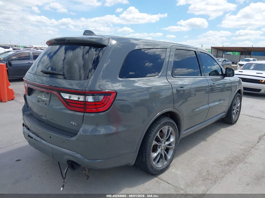 Vin: 1c4sdjct0kc740691, lot: 45756680, dodge durango r/t 20194