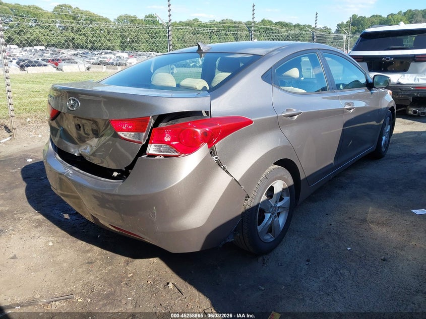 Vin: 5npdh4ae6dh339382, lot: 45756685, hyundai elantra gls 20134