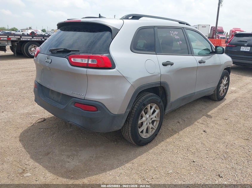 2016 JEEP CHEROKEE auction photo 4