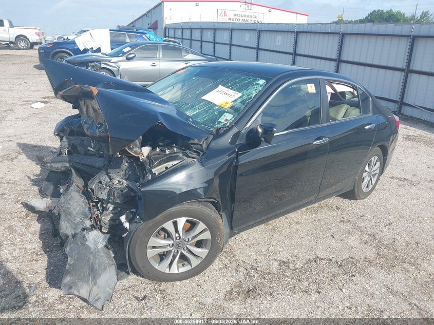 Vin: 1hgcr2f38fa183913, lot: 45756737, honda accord lx 20152