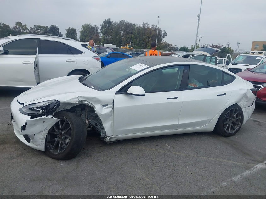 2022 Tesla Model 3 Rear-Wheel Drive VIN: 5YJ3E1EA8NF110244 Lot: 45258929
