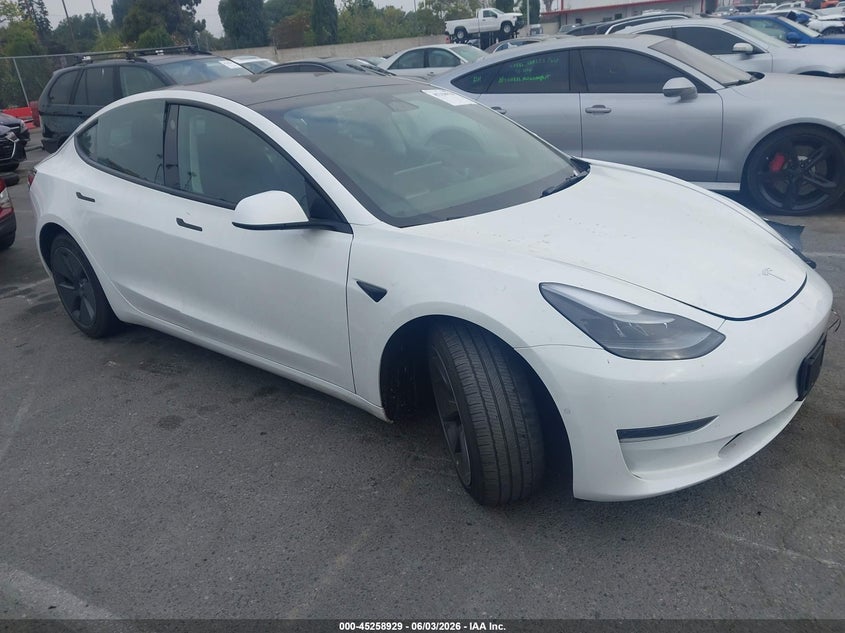 2022 TESLA MODEL 3 auction photo 1