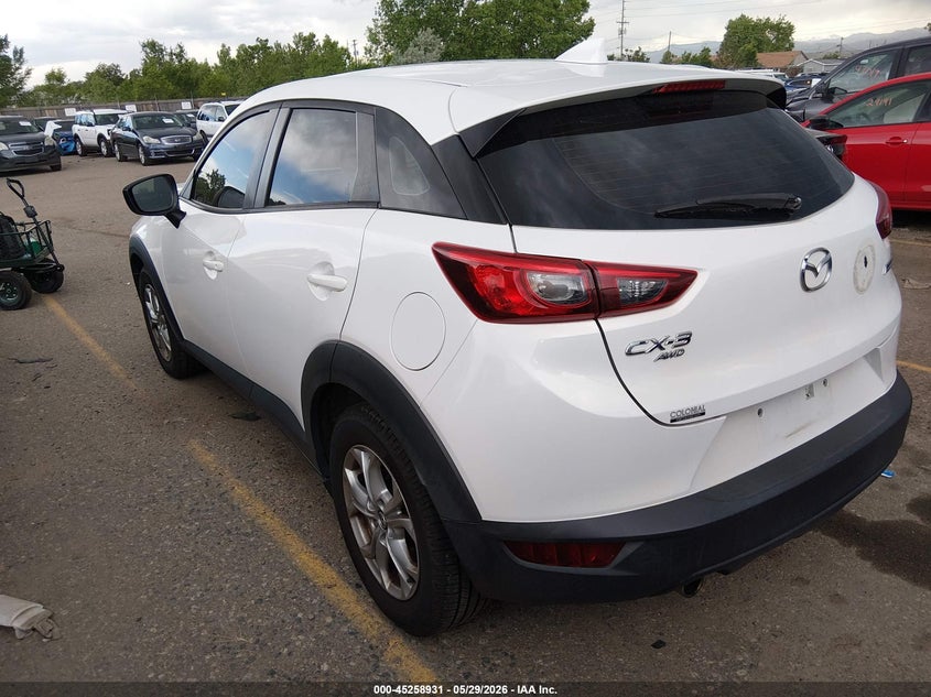 Vin: jm1dkfb71g0131957, lot: 45756751, mazda cx-3 sport 20163