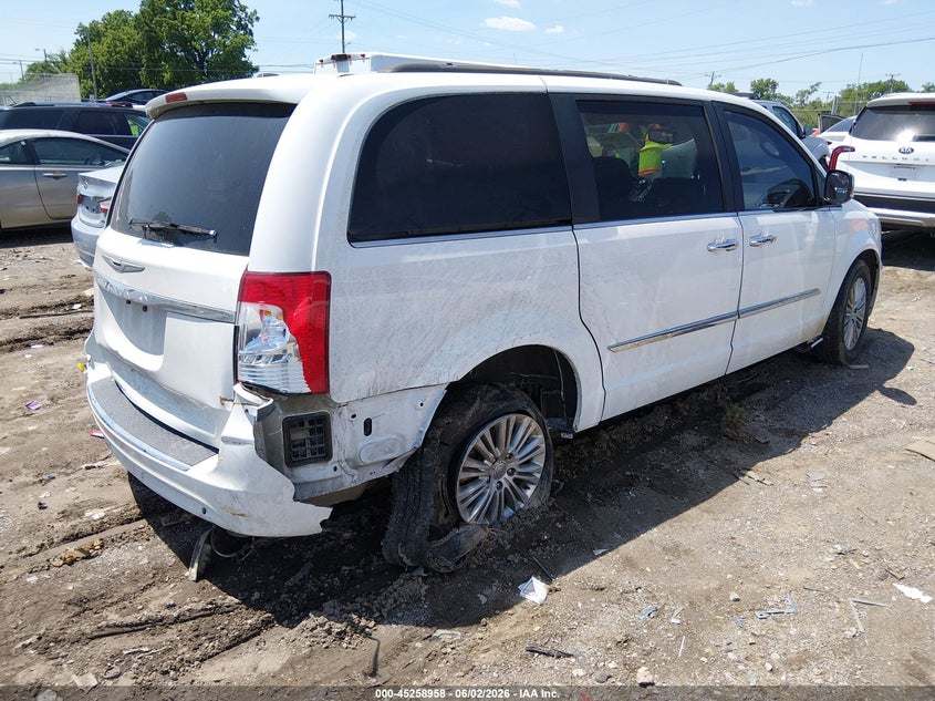 Vin: 2c4rc1cg1fr628502, lot: 45756778, chrysler town & country touring-l 20154