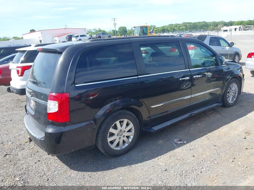Vin: 2c4rc1cg2fr618464, lot: 45756828, chrysler town & country touring-l 20154