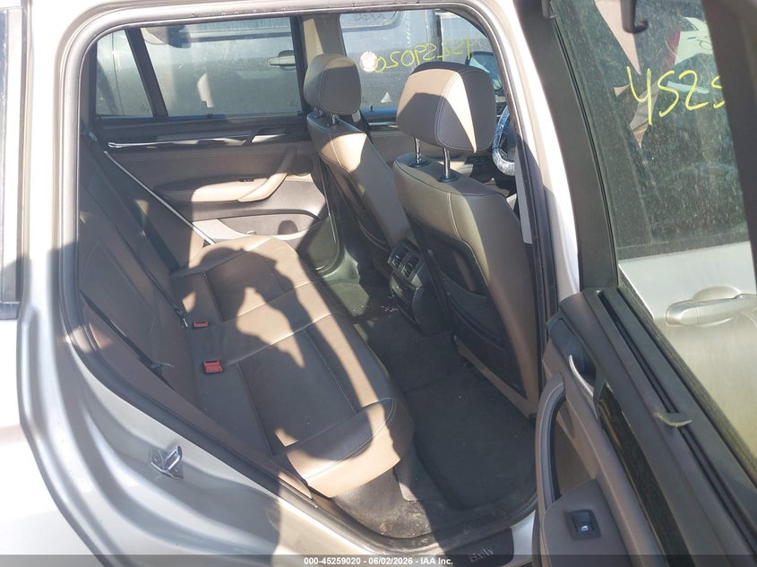 2013 BMW X3 xDrive28I VIN: 5UXWX9C5XD0A31815 Lot: 45259020