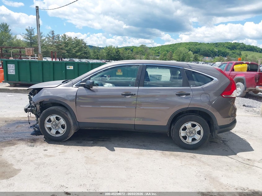 2012 Honda Cr-v 2.4 Cr-V Lx brown Lot 111045259072 Vin 5J6RM4H33CL032505