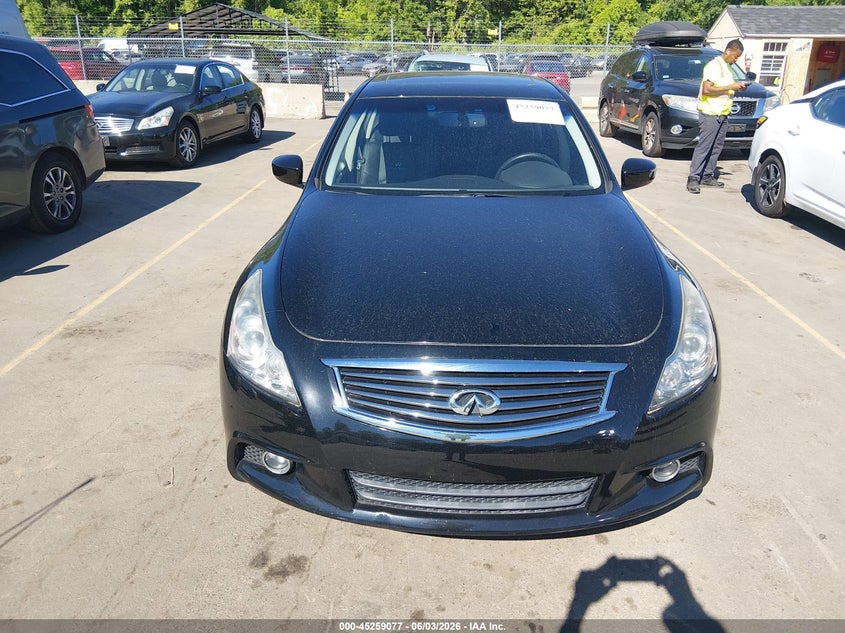 2013 Infiniti G37X VIN: JN1CV6AR9DM756281 Lot: 45259077